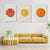 Set 3 Tablouri  Multicanvas Fruits