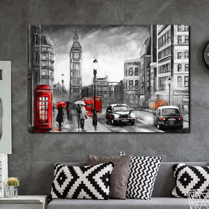 Tablou canvas Red London 029