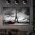 Tablou canvas Orase Red Car in Paris