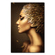 Tablou canvas Black & Gold Hair